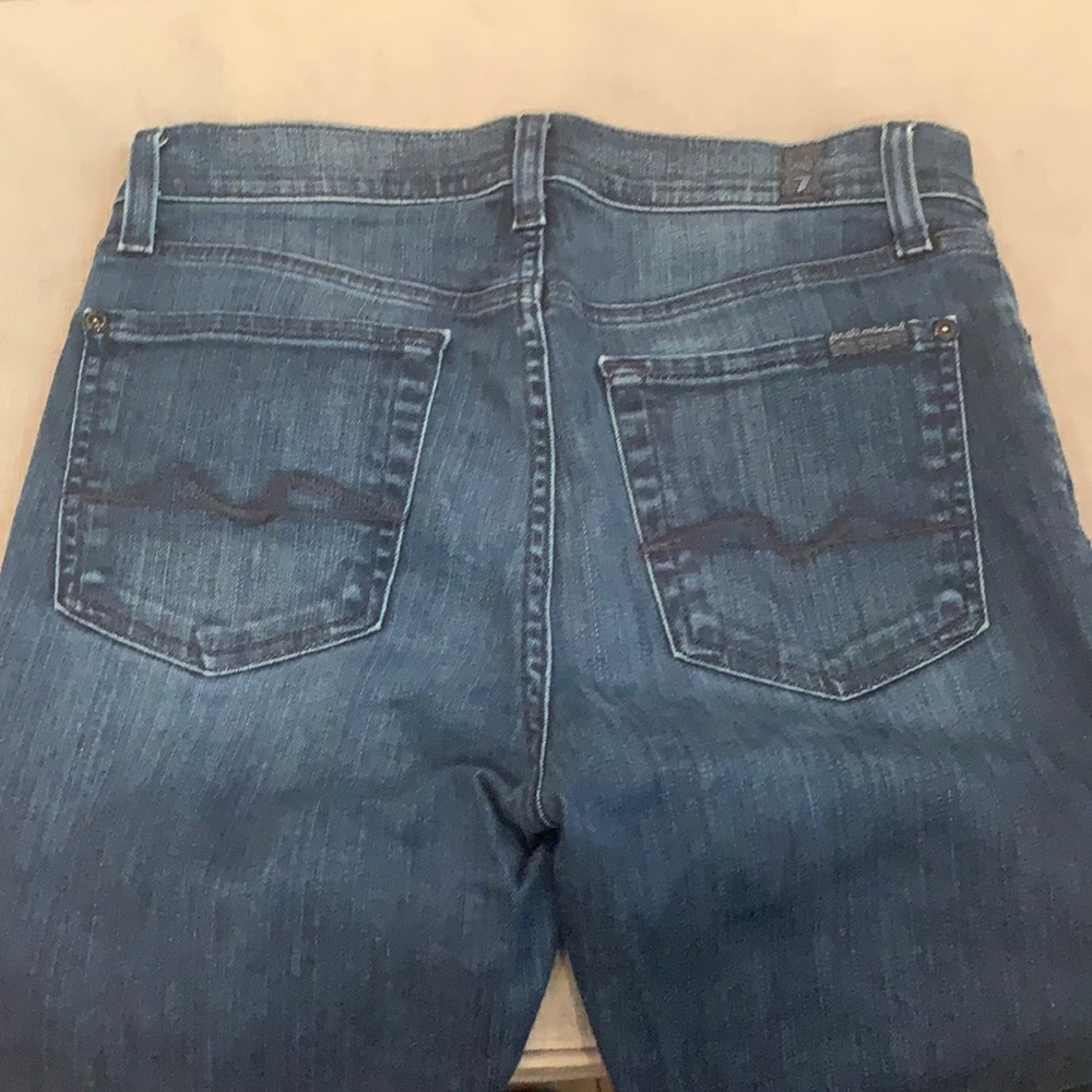 7 for all mankind slim cigarette jeans - size 27